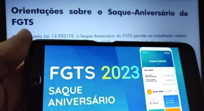 O calendário 2023 do saque-aniversário do FGTS já está disponível