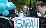 Sarah surpreendeu sua família e seus médicos durante sua recuperação de meses, tanto por sua determinação quanto por seu otimismo constante