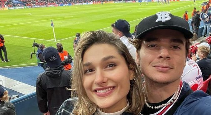 Sasha e João foram ao estádio e assistiram ao jogo de Neymar