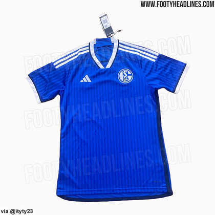Schalke 04: camisa 1 (vazada na internet) / fornecedora: Adidas
