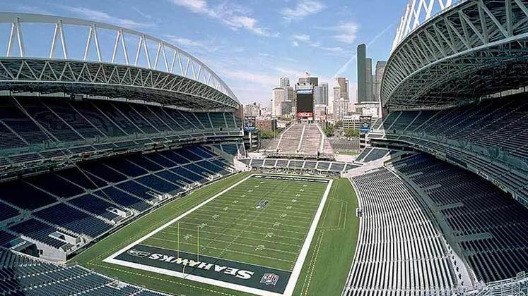 Seattle - Lumen Field - Inaugurado em 2002, o estádio, administrado pelo Seatlle Seahawks, da NFL, tem capacidade para 68 mil pessoas, com gramado artificial.