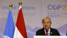 Chefe da ONU pede acordo 'ambicioso' sobre o clima na COP27