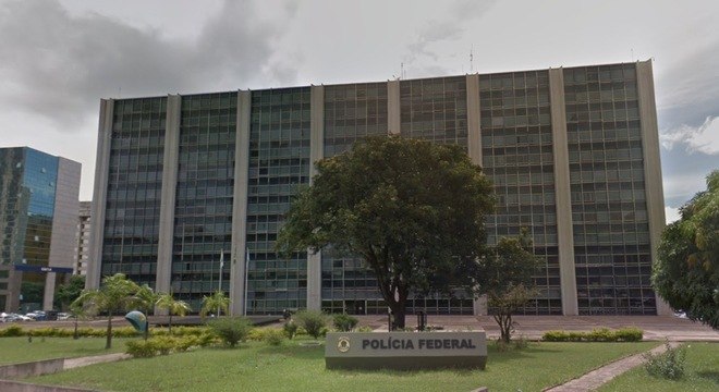 Clima nublado nos corredores da sede da Polícia Federal em Brasília