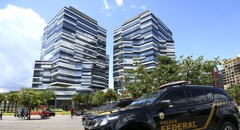 Fachada da sede da Polícia Federal em Brasília