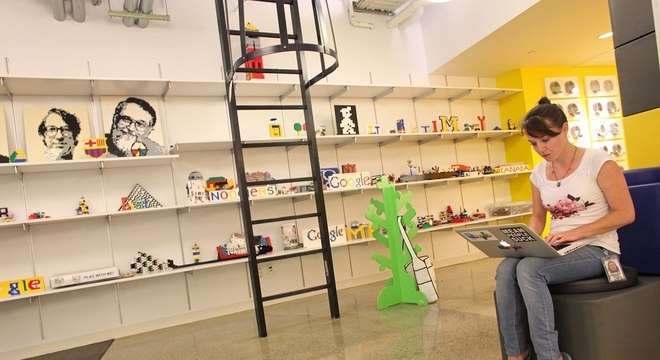 A sede do Google tem uma sessão só de Lego em seu quarto andar