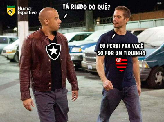 Segue o líder! Botafogo venceu o rival por 3 a 2 no Maracanã, seguiu com 100% no Brasileirão e fez a alegria dos torcedores nas redes sociais. Confira na galeria os melhores memes do jogo! (Por Humor Esportivo) 