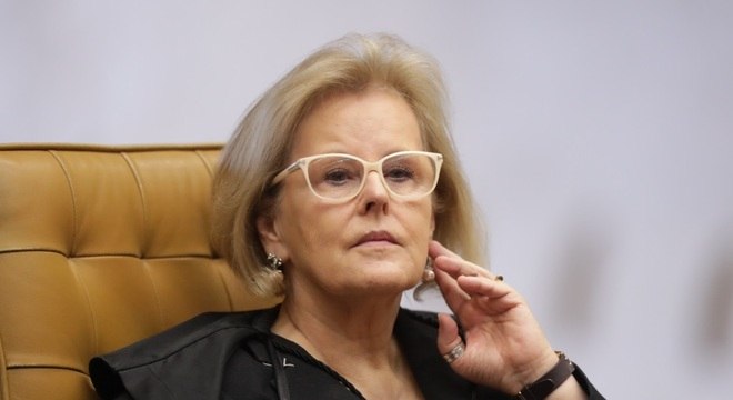 Ministra Rosa Weber durante sessão no STF em 23 de outubro de 2019