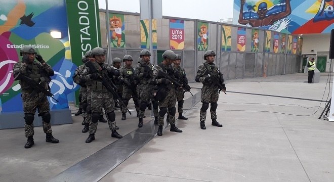 Forças Armadas do Peru terão 4.500 pessoas envolvidas no Pan