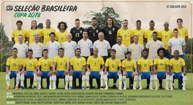 Clique na foto para baixar o pôster oficial da seleção brasileira para a Copa 2018