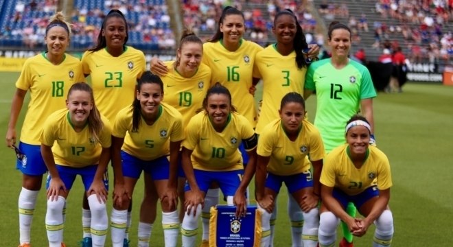 Resultado de imagem para seleÃ§Ã£o brasileira futebol feminino 2019