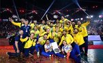Seleção masculina de vôleiO Campeonato Mundial de vôlei masculino aconteceu na Polônia e na Eslovênia, e o terceiro lugar ficou com os brasileiros, que venceram os eslovenos por 3 sets a 1