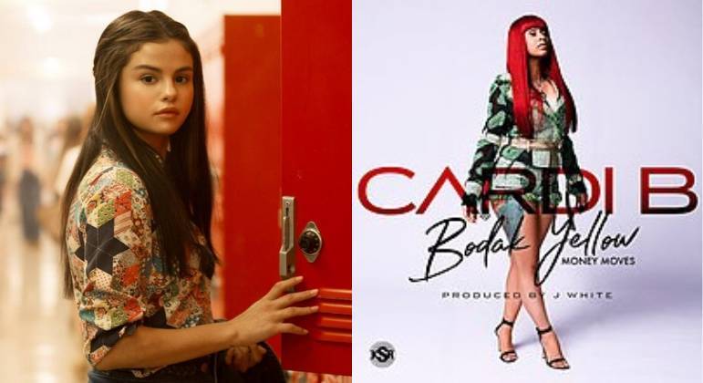 Indireta após reconhecimento por single Logo depois que a revista Billboard elegeu Bad Liar, hit de Selena, como o melhor de 2017, a modelo tuitou que, na verdade, a canção número 1 daquele ano era de Cardi B. 