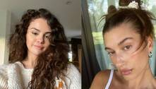 Selena Gomez faz as pazes com Hailey Bieber e pede que fãs parem de atacar a modelo