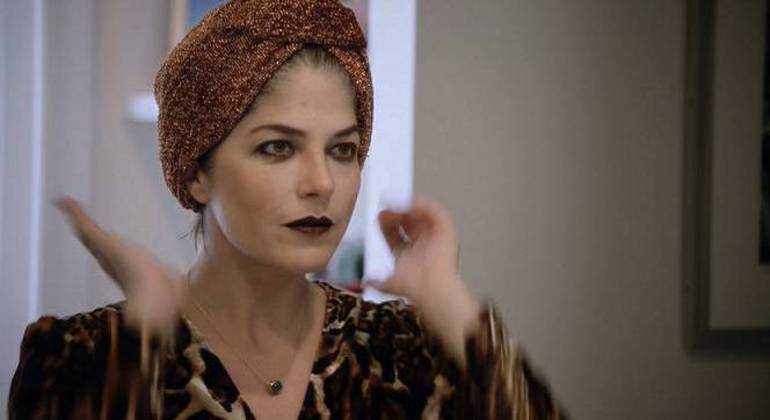 Selma Blair no documentário do Discovery+