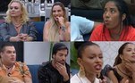 Na noite da formação da Zona de Risco, as farpas rolaram soltas. Gyselle, a mais votada da Mansão, foi muito criticada pelos colegas e acabou ganhando um voto que não era para ser seu: o de Nati. A situação rolou após as duas brigarem e a influenciadora decidir mudar de alvo. Além da atriz, a berlinda foi composta por Erick, o Dono mais votado, e Tiago Dionisio o indicado pelos Donos