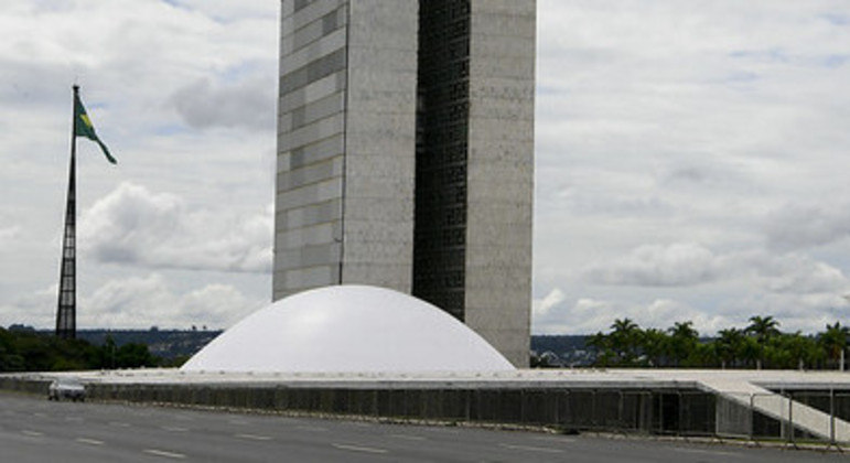 Cúpula do Senado, no Palácio do Congresso Nacional, em Brasília