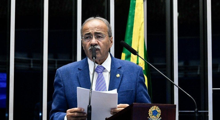 Senador Chico Rodrigues (agora filiado ao PSB) durante sessão no Senado