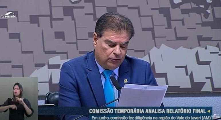 Senador Nelsinho Trad apresenta relatório em comissão no Senado