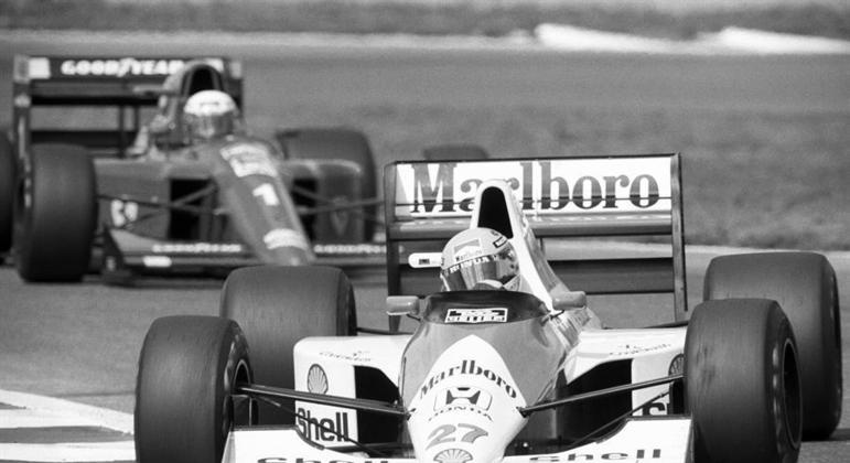 Senna e Prost travaram duras batalhas nas décadas de 80 e 90