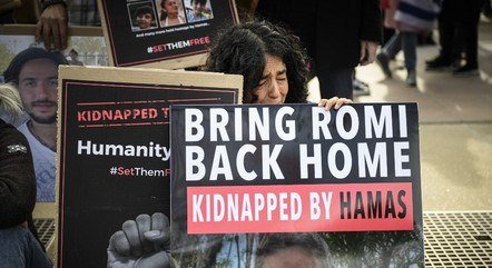 Protestos pelo mundo pedem a libertação dos reféns que estão com os terroristas do Hamas