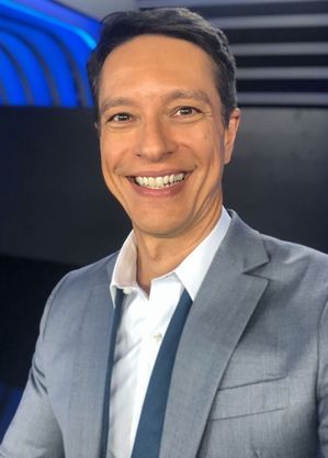 Sergio Aguiar, em setembro, no "Domingo Espetacular"