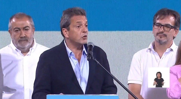 Sergio Massa, candidato derrotado por Javier Milei nas eleições presidenciais da Argentina deste ano
