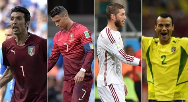 Sergio Ramos superou o goleiro Casillas, no último sábado e é o jogador com mais participações pela Espanha. Cristiano Ronaldo (Portugal), Cafu (Brasil) e Buffon (Itália) são outros nomes que também fizeram história por seus países.