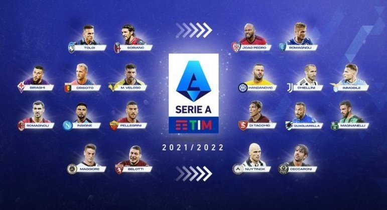 Vinte clubes e vinte astros da Série A 2021/2022