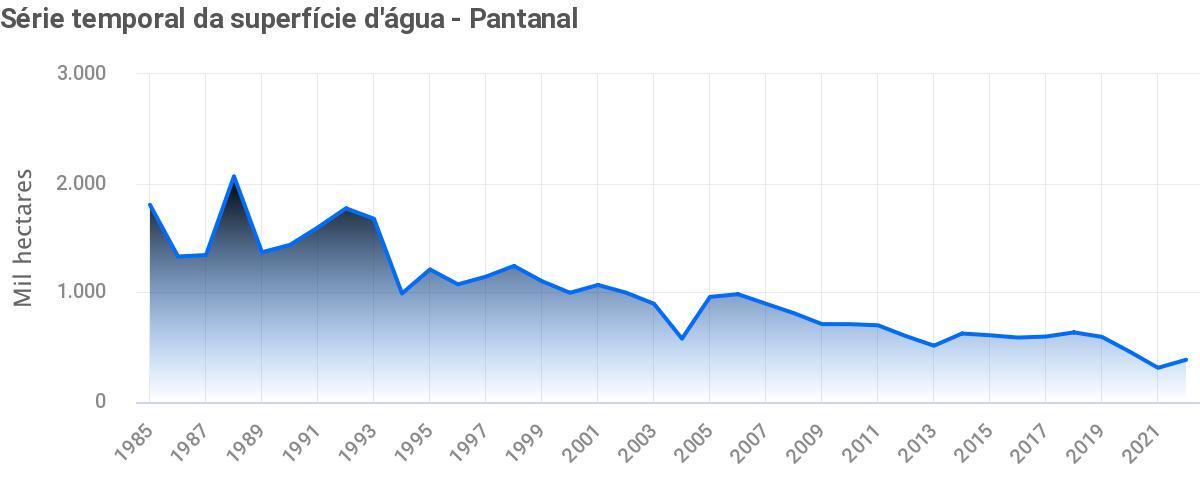 Pantanal perdeu 78% de superfície de água nos últimos 30 anos