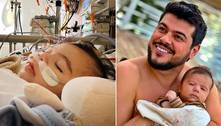 Sertanejo Cristiano publica texto emocionante após cirurgia do filho de 5 meses: 'Dor imensurável'