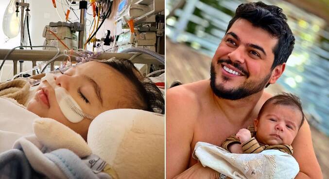 Miguel passou por cirurgia nesta segunda-feira (20) e se recupera em hospital
