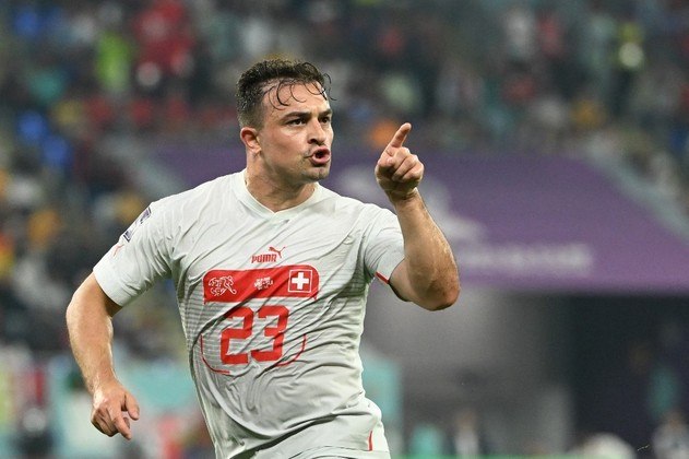 Em 2018, na Rússia, Shaqiri fez o gol da virada para cima dos sérvios