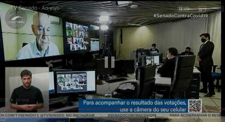 Sessão virtual do Senado desta quinta-feira (29)