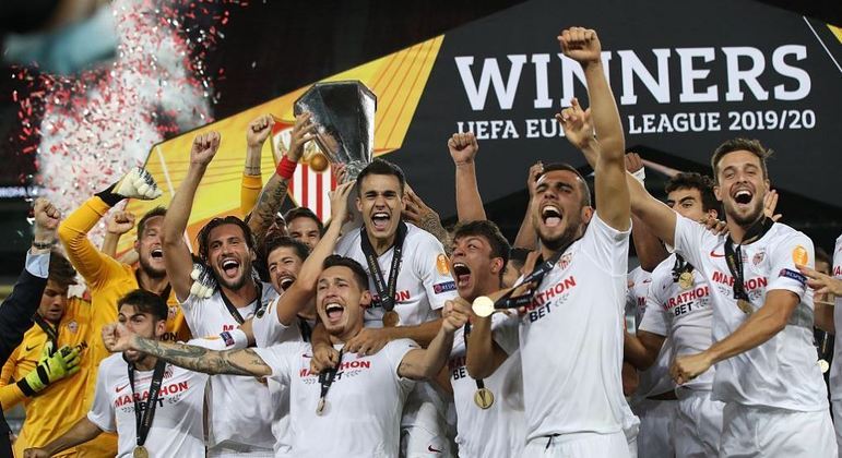 A festa do Sevilla na edição de 2019/2020