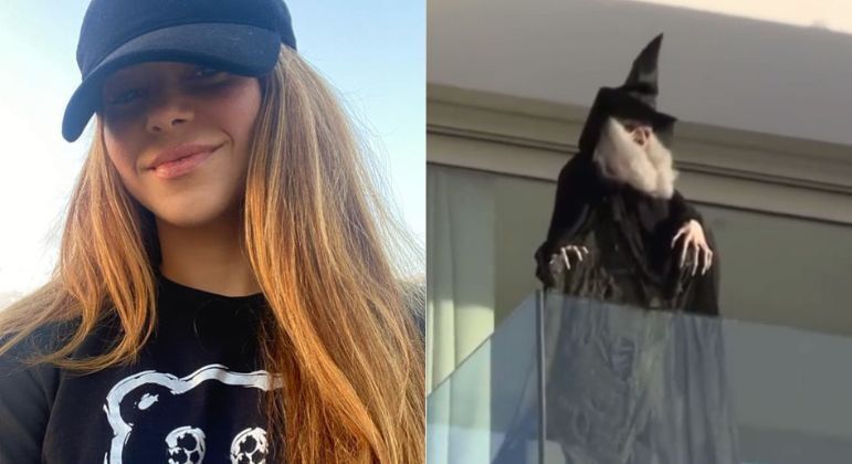 Shakira colocou boneca de bruxa virada para a casa da ex-sogra