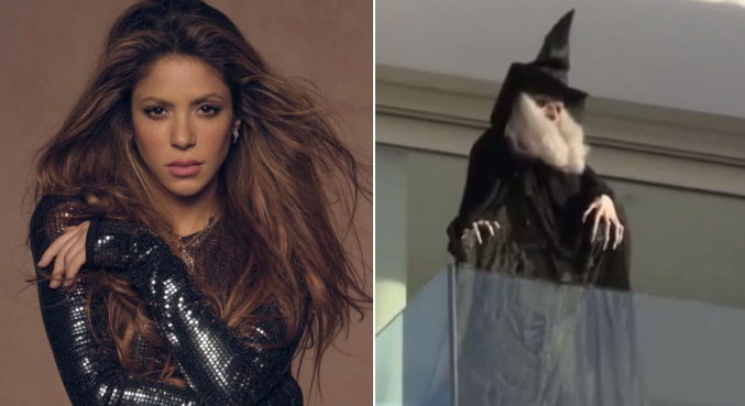 Shakira parece querer distância da ex-sogra, em Barcelona, na Espanha
