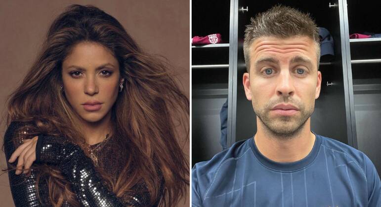 Shakira e Gerard Piqué são pais de dois meninos, Sasha e Milan
