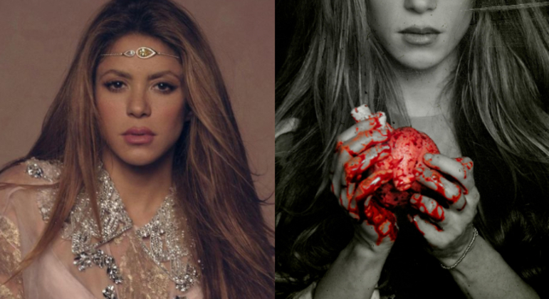 Shakira aparece com coração sangrando em música com indireta para Piqué