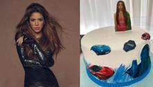 Shakira ganha bolo de aniversário com referências ao hit sobre Piqué