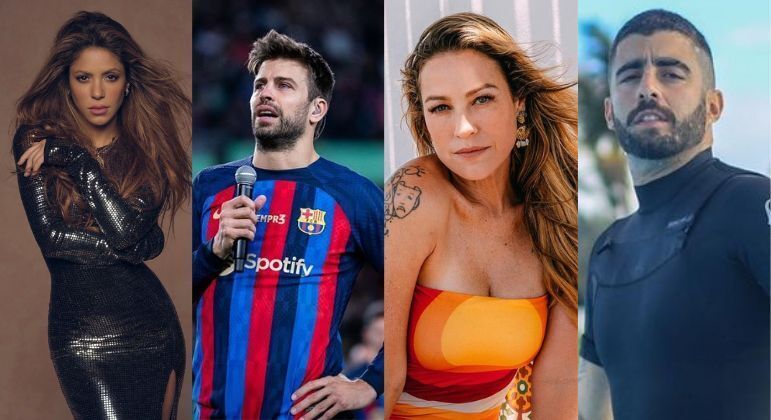 Shakira, Gerard Piqué, Luana Piovani, Pedro Scooby