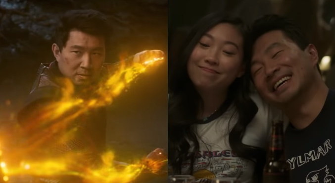 Simu Liu e Awkwafina em cena da mais nova aposta da Marvel nos cinemas