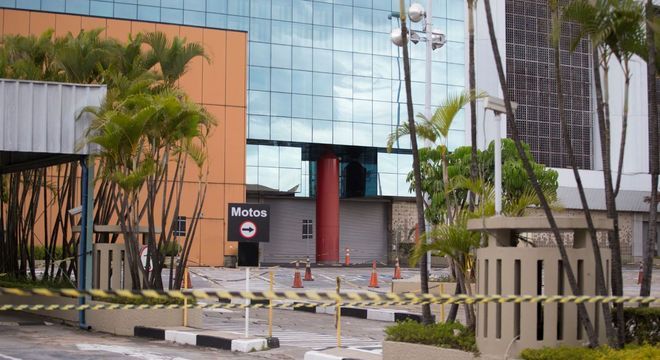 Fachada do Shopping Ibirapuera, na zona sul de São Paulo