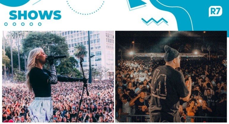 Shows acontecem neste fim de semana
