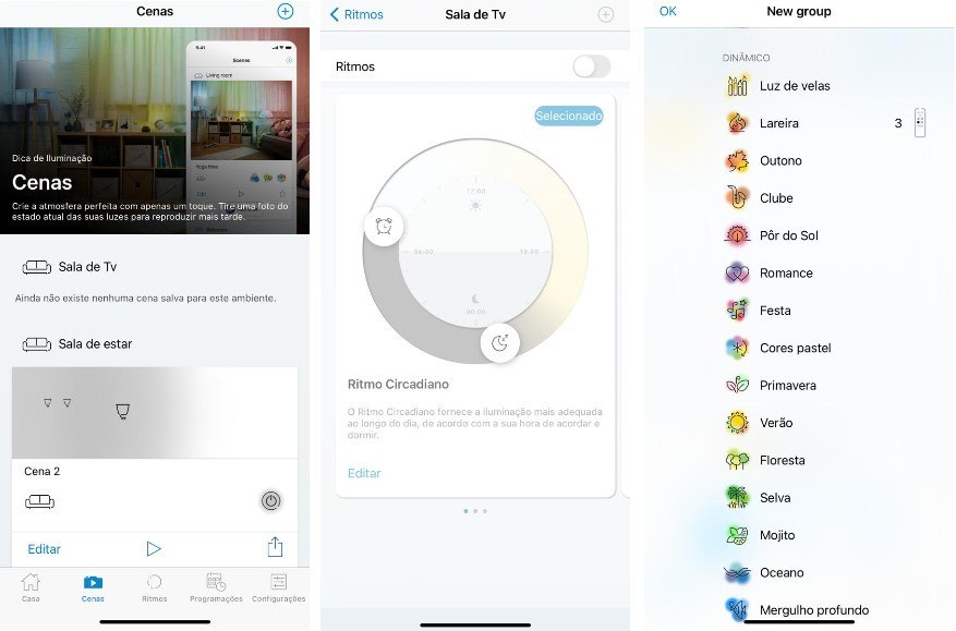 Usuários têm à disposição vasta gama de personalização para a iluminação de seu ambiente 