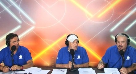 Carioca, Silvio Luiz e Bola na transmissão do R7