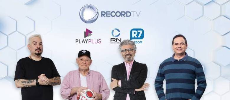 Marcos Chiesa, o Bola, Silvio Luiz, Zé Luiz e Márvio Lúcio, o Carioca, em atração nas plataformas digitais (Divulgação)