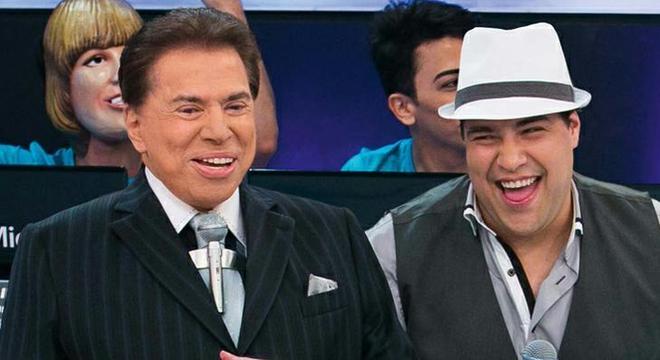 Silvio Santos e o Neto Tiago Abravanel