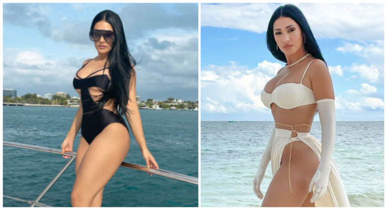 A ousadia é uma das marcas do estilo de Simaria e, como tal, está presente também nos looks de praia da cantora. O maiô recortado — peça cheia de sensualidade, que virou hit entre as famosas — e os biquínis com transparência estão entre os itens favoritos da ex-dupla de Simone. A seguir, veja esses e outros modelos