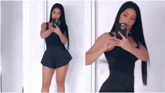 Simaria se exibe com look preto básico e curtinho: 'Bem menininha' (Reprodução/Instagram/@simaria)