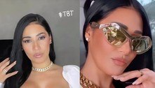 Simaria posa no estilo Kardashian, com óculos extravagantes e carão